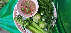 น้ำพริกกะปิผักสด